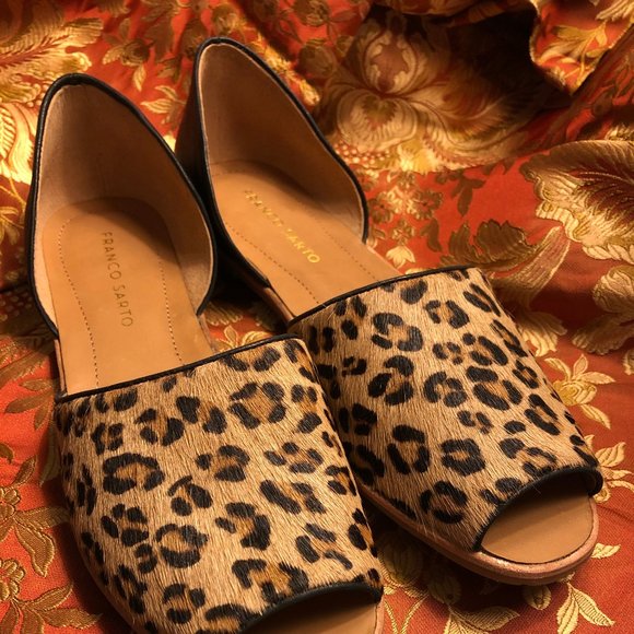 Leopard Print & Leather Flats (Size 8.5) - Picture 5 of 9